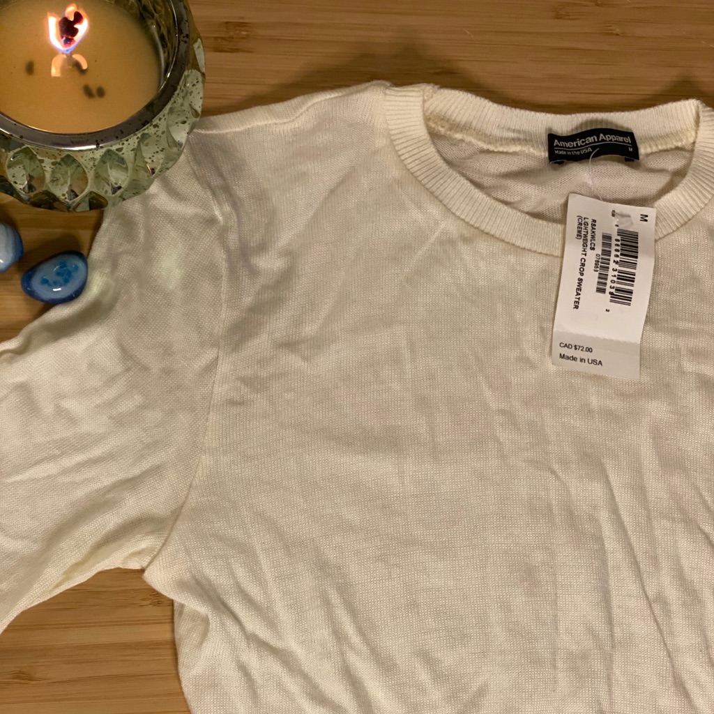 American Apparel Fine Knit Sweater